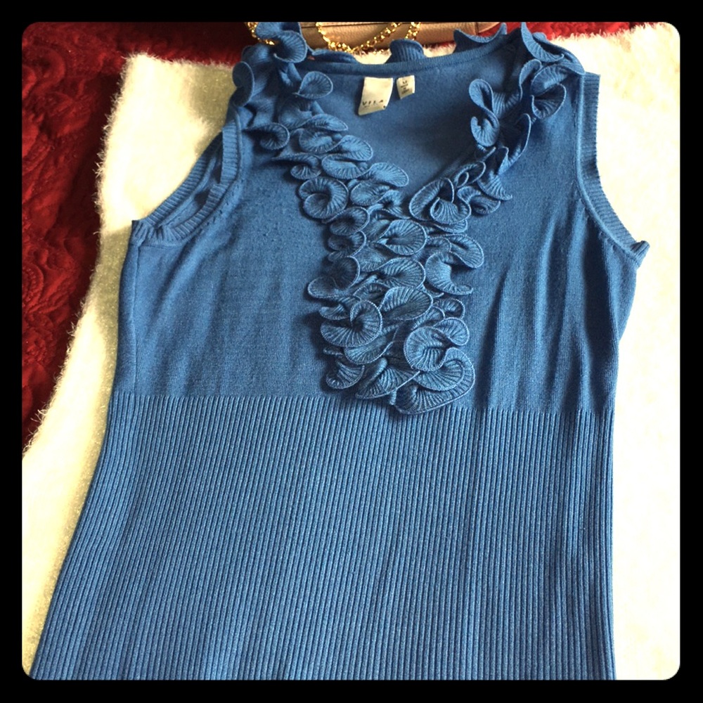 VILA Ruffled Blouse top - Picture 4 of 4